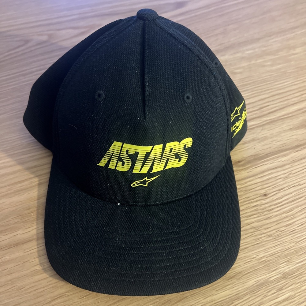 Alpinestars Angle Velo Tech Flex Fit Casual  Hat Cap Black